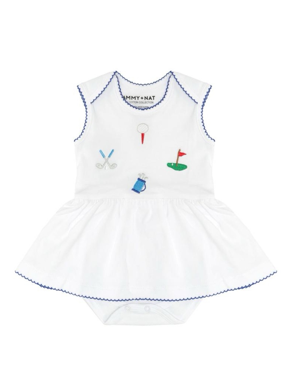 Sammy + Nat golf embroidery dress